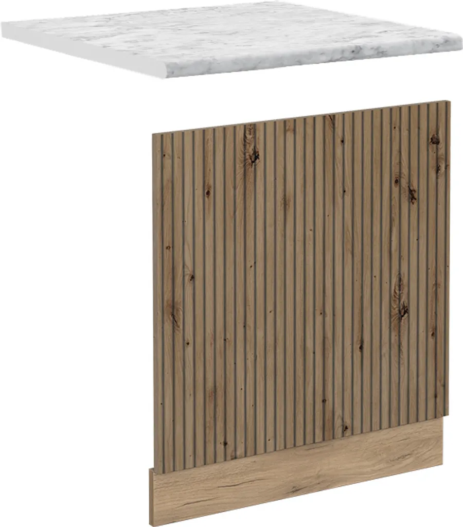 Vicco Pannello Frontale R-Line 45 cm Rovere Artisan e Marmo PT