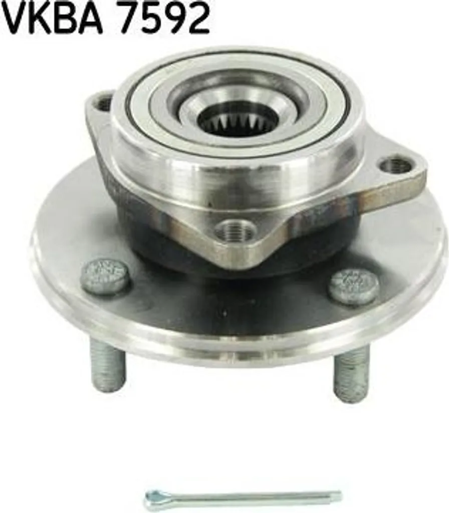 Supprimez le bruit de roue Galant : Kit SKF VKBA 7592 OE MB949096