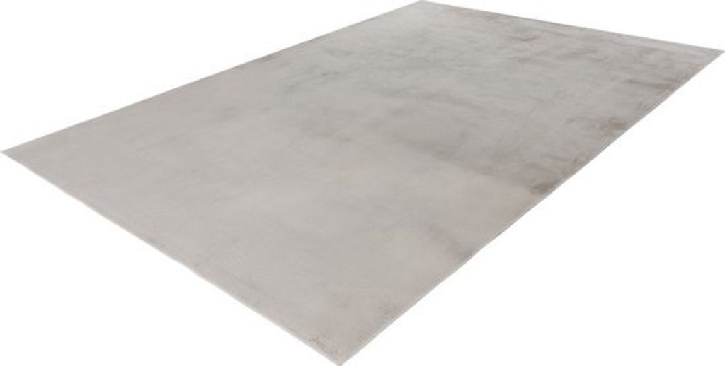 Lalee Loft - Teppich - Teppich - Teppich - Niederflor - Superweich - Flauschig - waschbar - mit Anti-Rutsch - Kaninchen - 200x290 cm silber