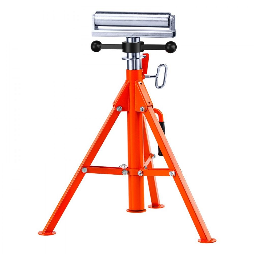 Rollenständer 1134kg Tragfähigkeit - Rollenbock #45 Stahl - Rollbock Höhenverstellbar von 700 bis 1320mm - Klappbock Unterstellbock Arbeitsbock ...
