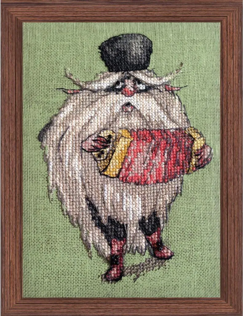 Broderie au point de croix compté Domovoy Nimue petit format 8,5x12,5 cm
