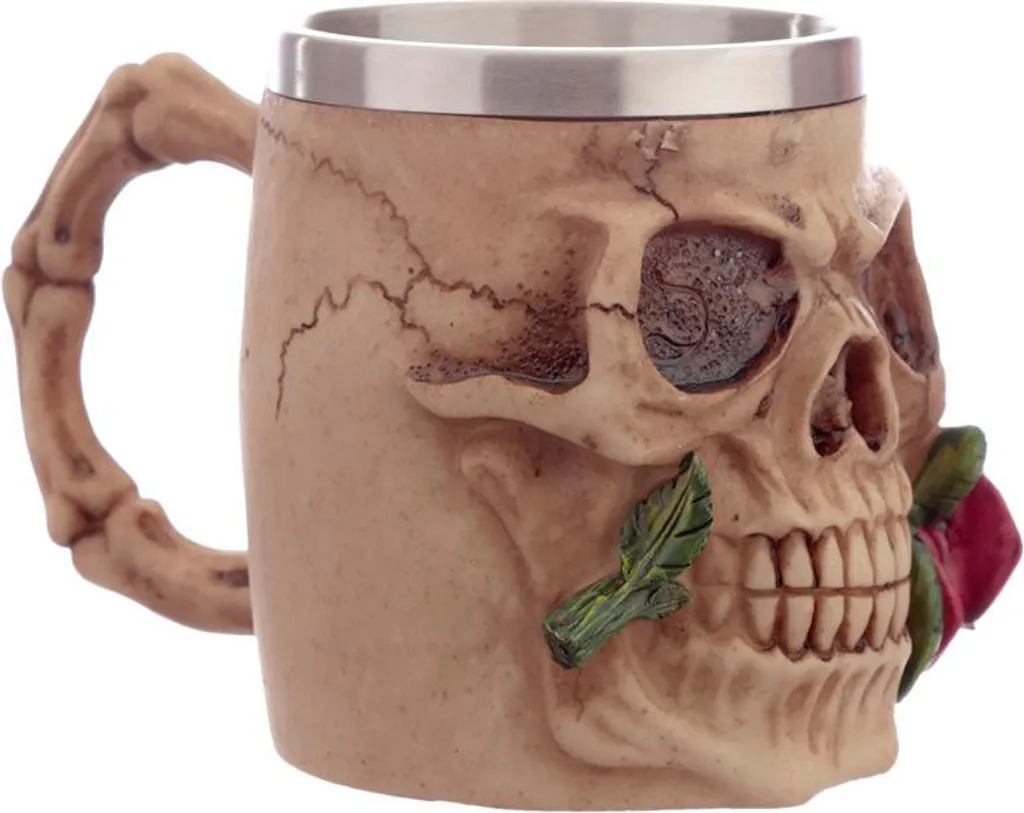 Boccale Puckator Skulls & Roses - Tankard da Collezione per Veri Fan