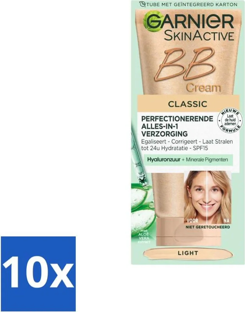 Garnier BB Cream Classic Light 50ml x 10 Pezzi - Stock Risparmio