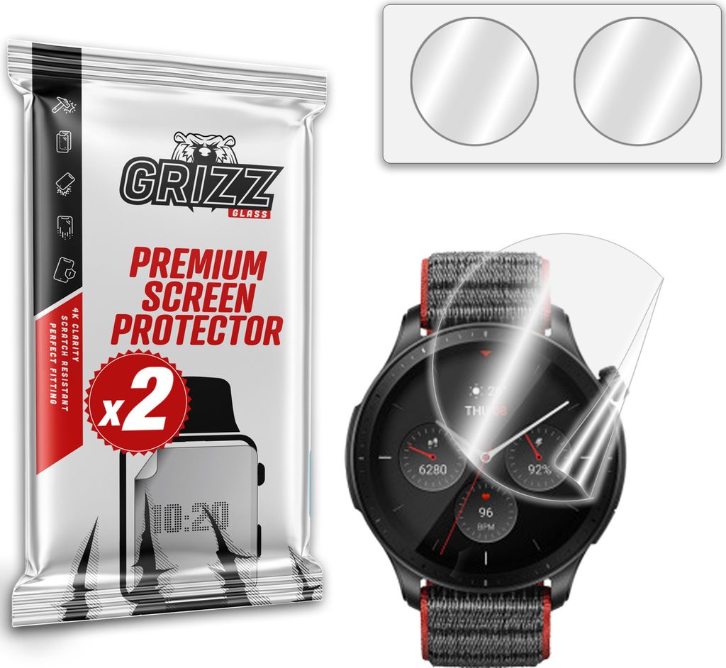 GrizzGlass Keramische Folie CeramicFilm für Amazfit GTR 4