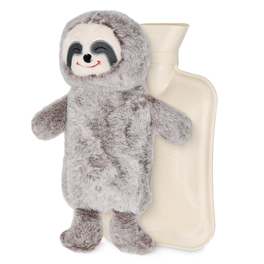 4FIZJO Wärmflasche mit Bezug, 750 ml, für Kinder, Wärme und Produktbild 