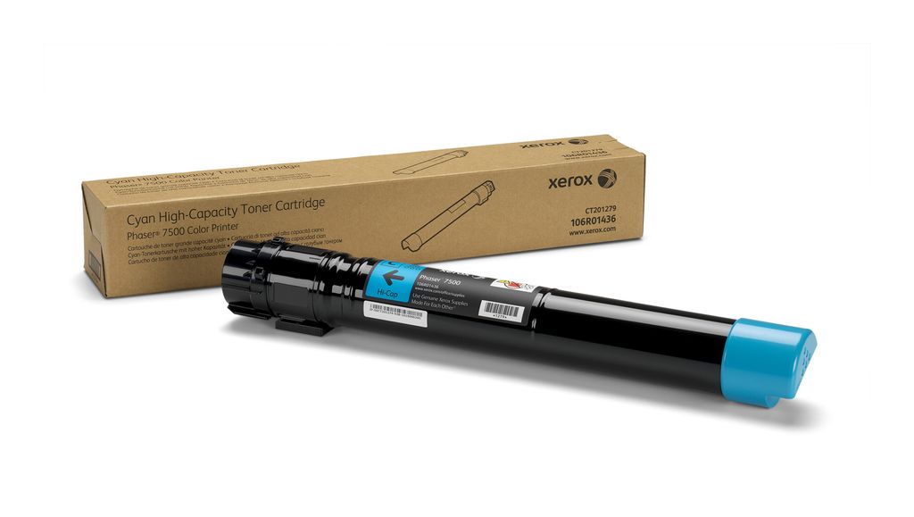Toner XEROX 106R1436 PH7500 CYAN HC Image du produit 