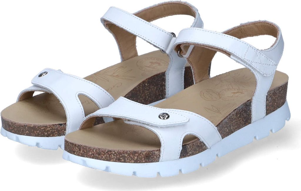 Panama Jack Sulia  Sandalen Plat - Wit - Maat 40 Produktbild 