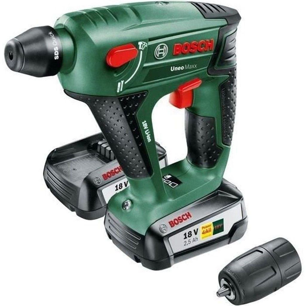 Bosch cordless hammer drill - Uneo Maxx (Supplied with 2 Immagine del prodotto 