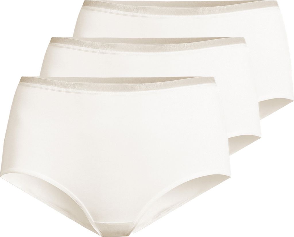 Nina von C. 3er Pack Pure Taillen Slip Im klassischen Design, Perfekte Passform, Angenehm auf der Haut