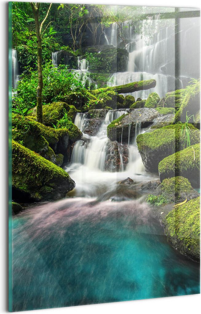 Designer Glasbild - Wandbild - Glas Bild - 20x30 cm - Phu Tub Berk Berg Thailand