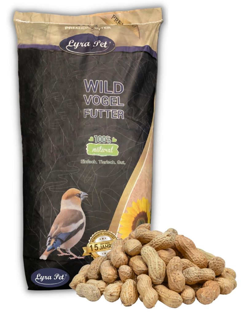 10 kg Lyra Pet® Erdnusskerne in Schoten Produktbild 