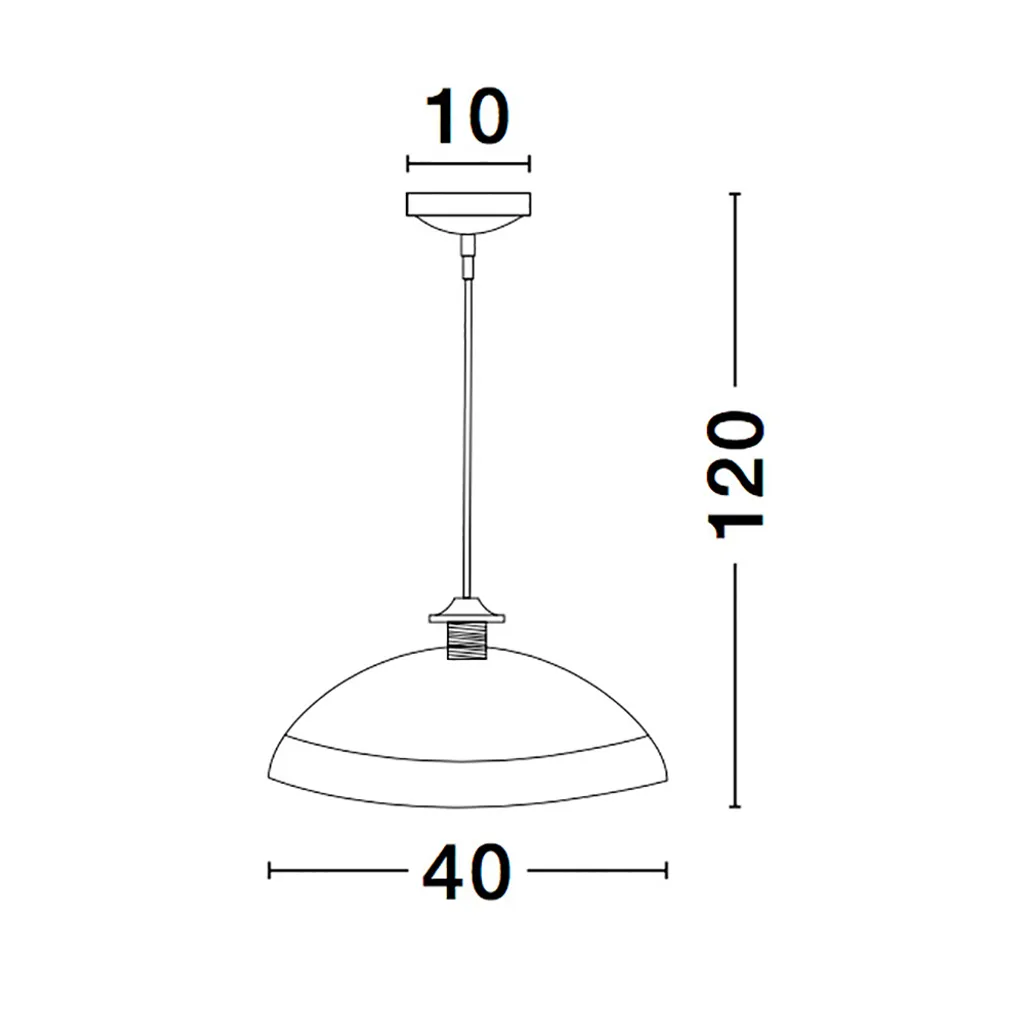 Suspension luminaire en verre et or Benito Nova Luce pour salon chic