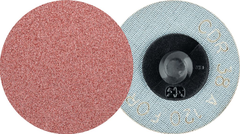 PFERD TOOLS COMBIDISC Korund Schleifblatt CDR Ø 38 mm A120 FORTE für hohen Abtrag