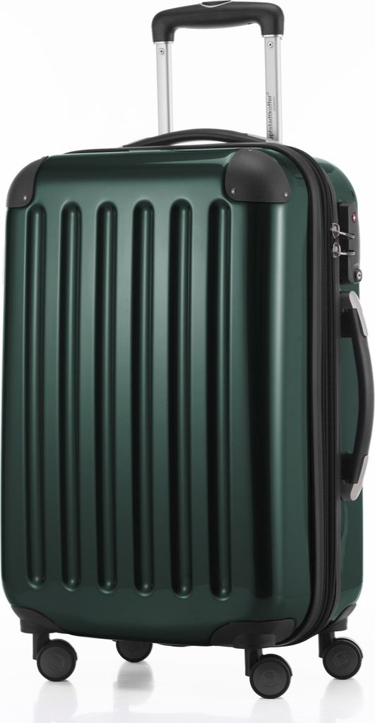 Valigia Rigida HAUPTSTADTKOFFER SPREE 65cm - Trolley Espandibile 74L Con Ruote E TSA, Verde Mela - Foto 9