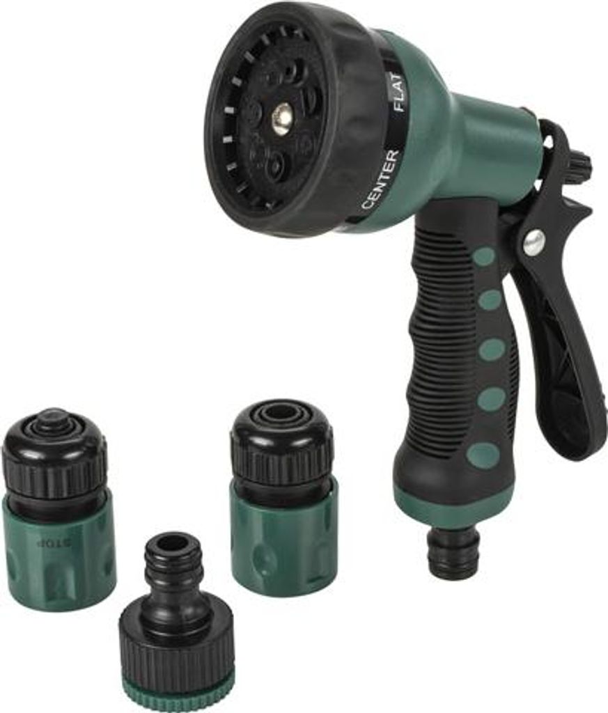 Pistolet zraszający do węża zraszacz 7w1 3 złączki Zdjęcie produktu 