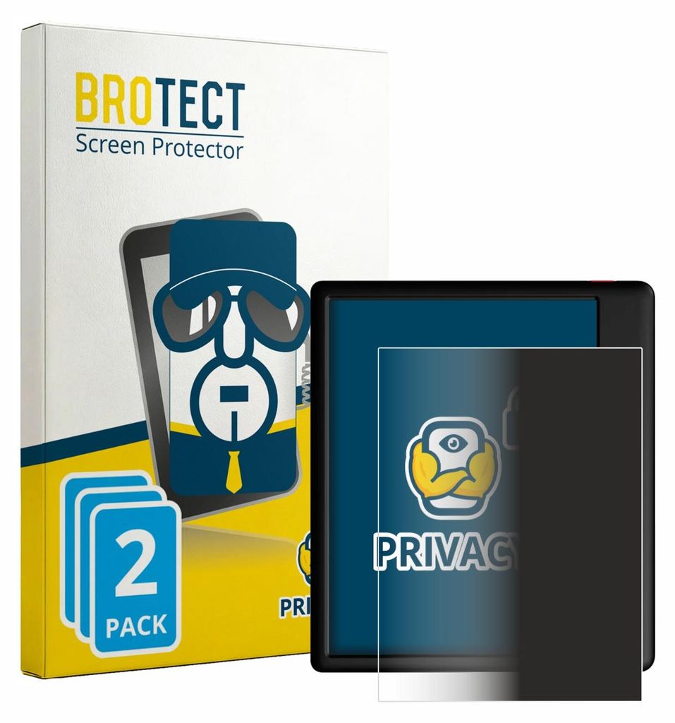 2x BROTECT Sichtschutzfolie für Musnap Ocean Anti-Spy Privacy Sichtschutz Blickschutz Folie Blaulicht-Schutz