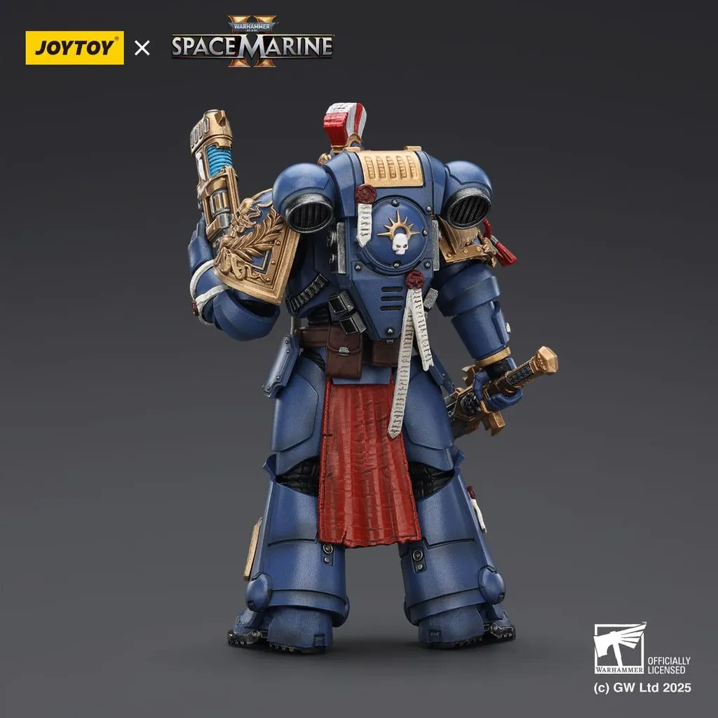 Figurine Space Marine 2 Ultramarines décorative pour setup gaming 13cm