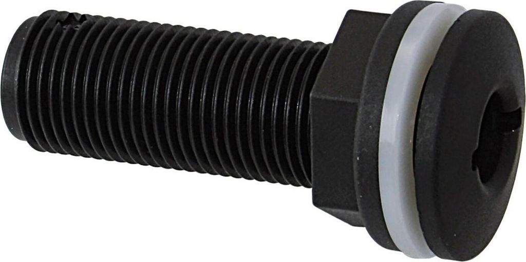TRUDESIGN Borddurchlass, schwarz, Schlauchinnen-Ø:1/2'