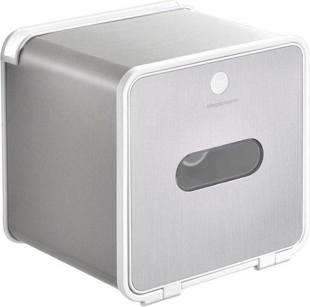 Toilettenschrank aus Edelstahl mit Holzplatte - wasserdicht - 1 Stück - silberfarben - hochwertig