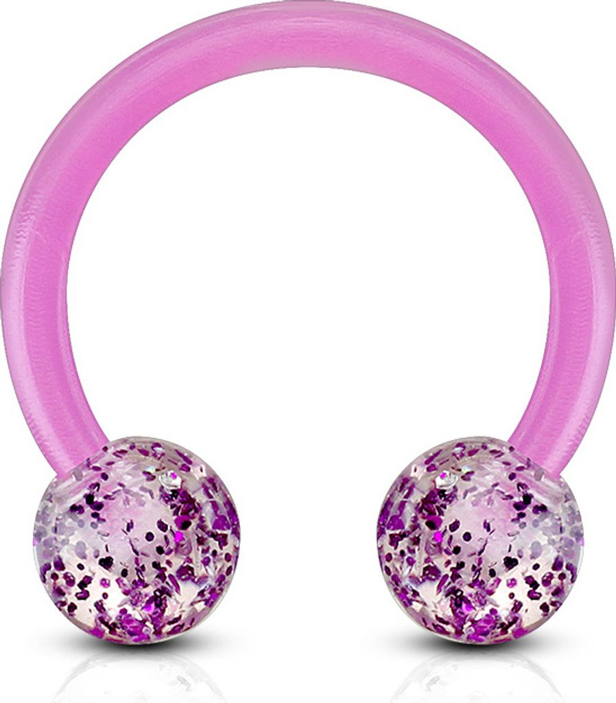 viva-adorno 1,2mm Hufeisen Piercing Lippenpiercing Produktbild 