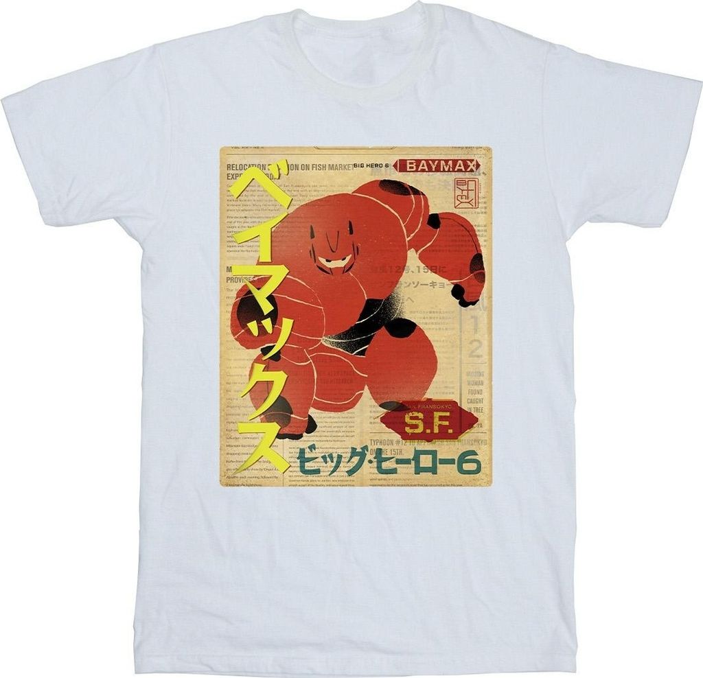 Disney - "Big Hero 6" T-Shirt für Herren BI16931 (4XL) (Weiß)
