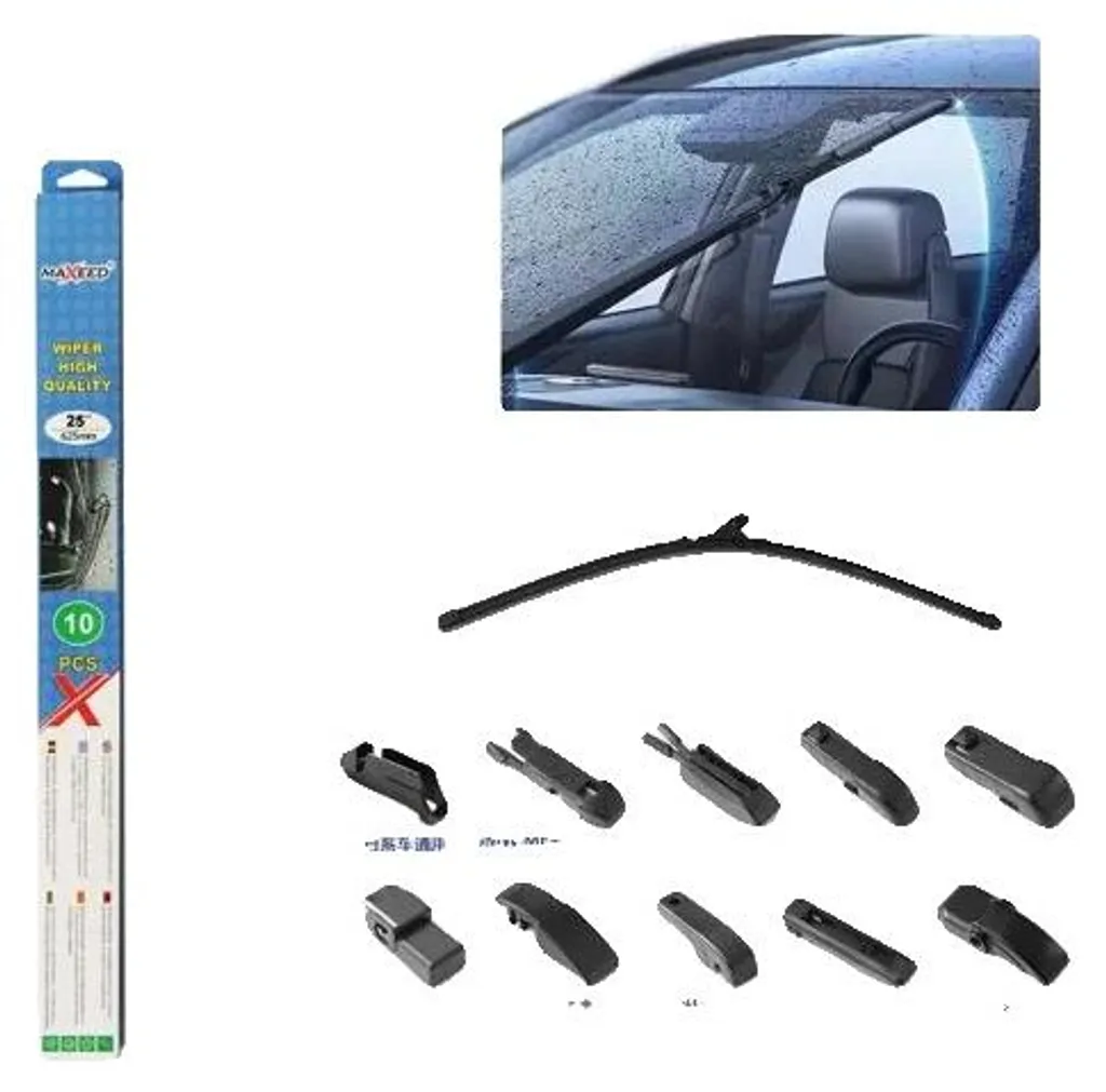 Essuie-glace universel 625 mm 25 pouces pour conduite sûre sous la pluie