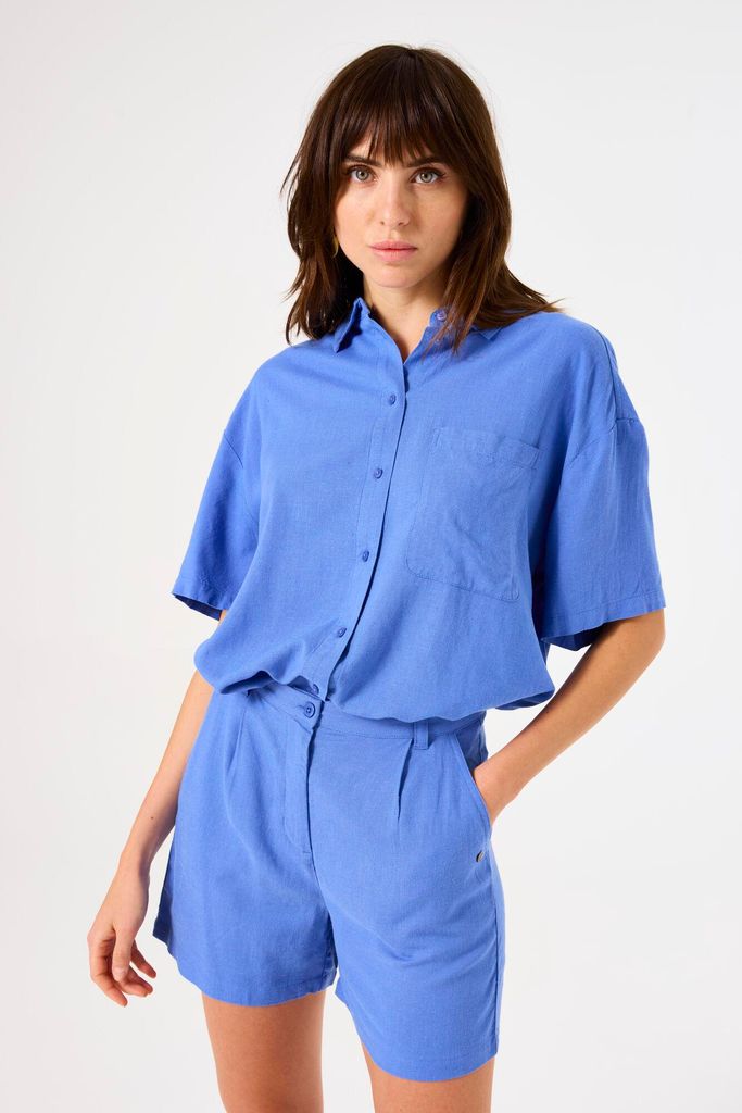 Garcia D50140 Kurze Hose Blau S Frau Blau S