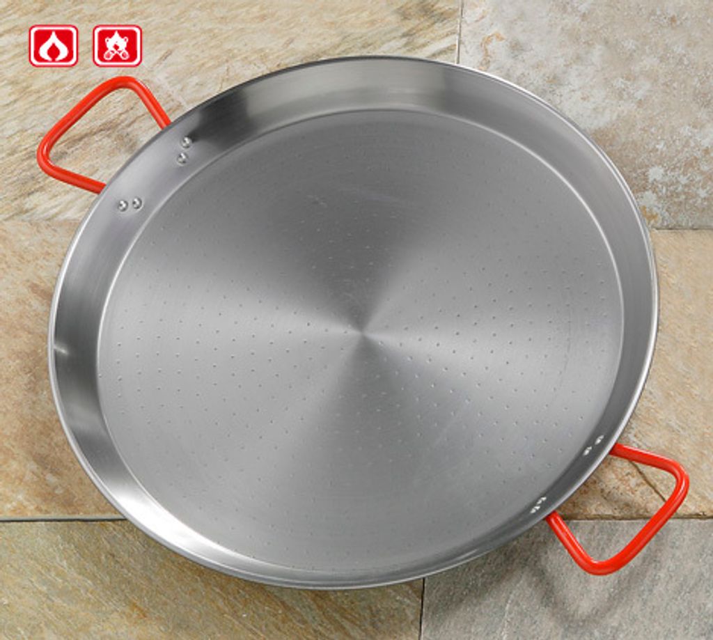 Valencianische Paellapfanne 50 cm. Poliert, für 14 Personen Produktbild 