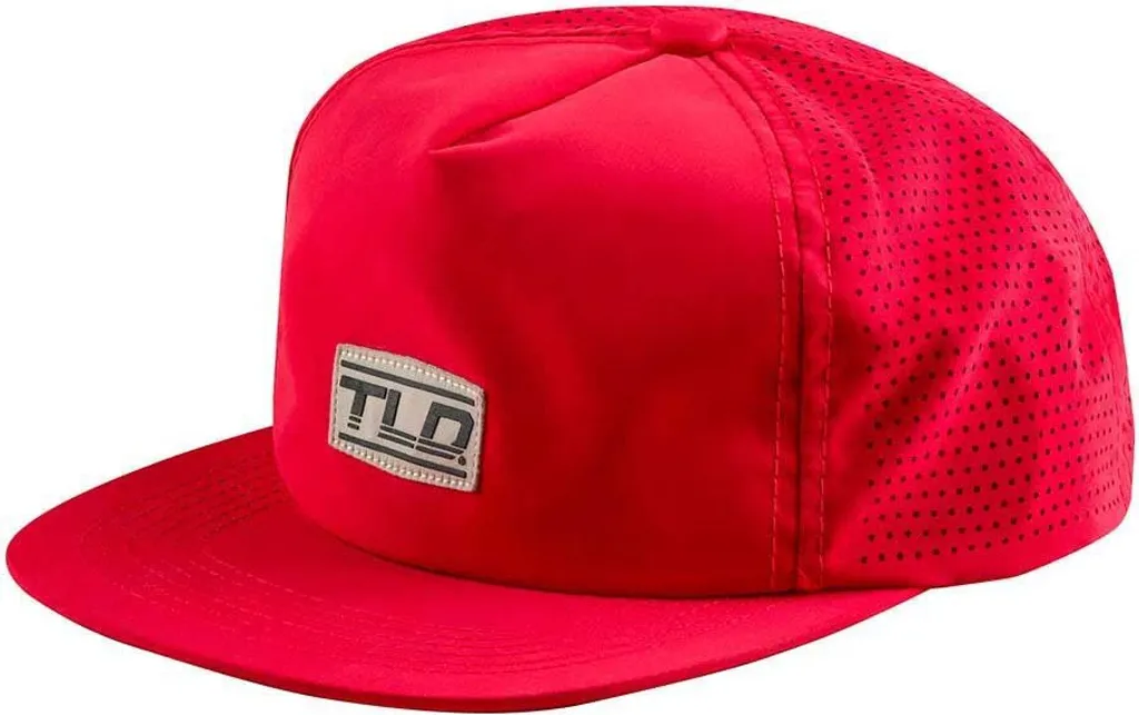 Casquette de Sport Rouge Troy Lee Designs Speed Patch Taille Unique