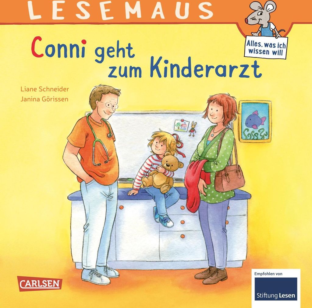 LESEMAUS 132: Conni geht zum Kinderarzt Produktbild 