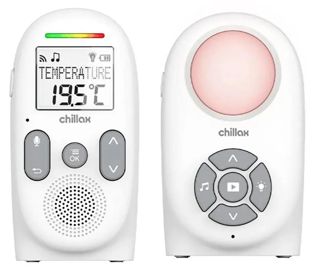 Babyphone vidéo Alcatel Chillax Baby Cb260 design transparent pour bébé