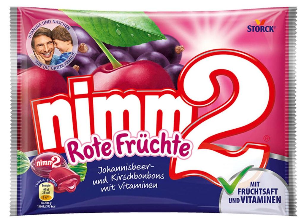 STORCK Nimm2 Rote Früchte, 429 g, Kirsche (Frucht), Produktbild 