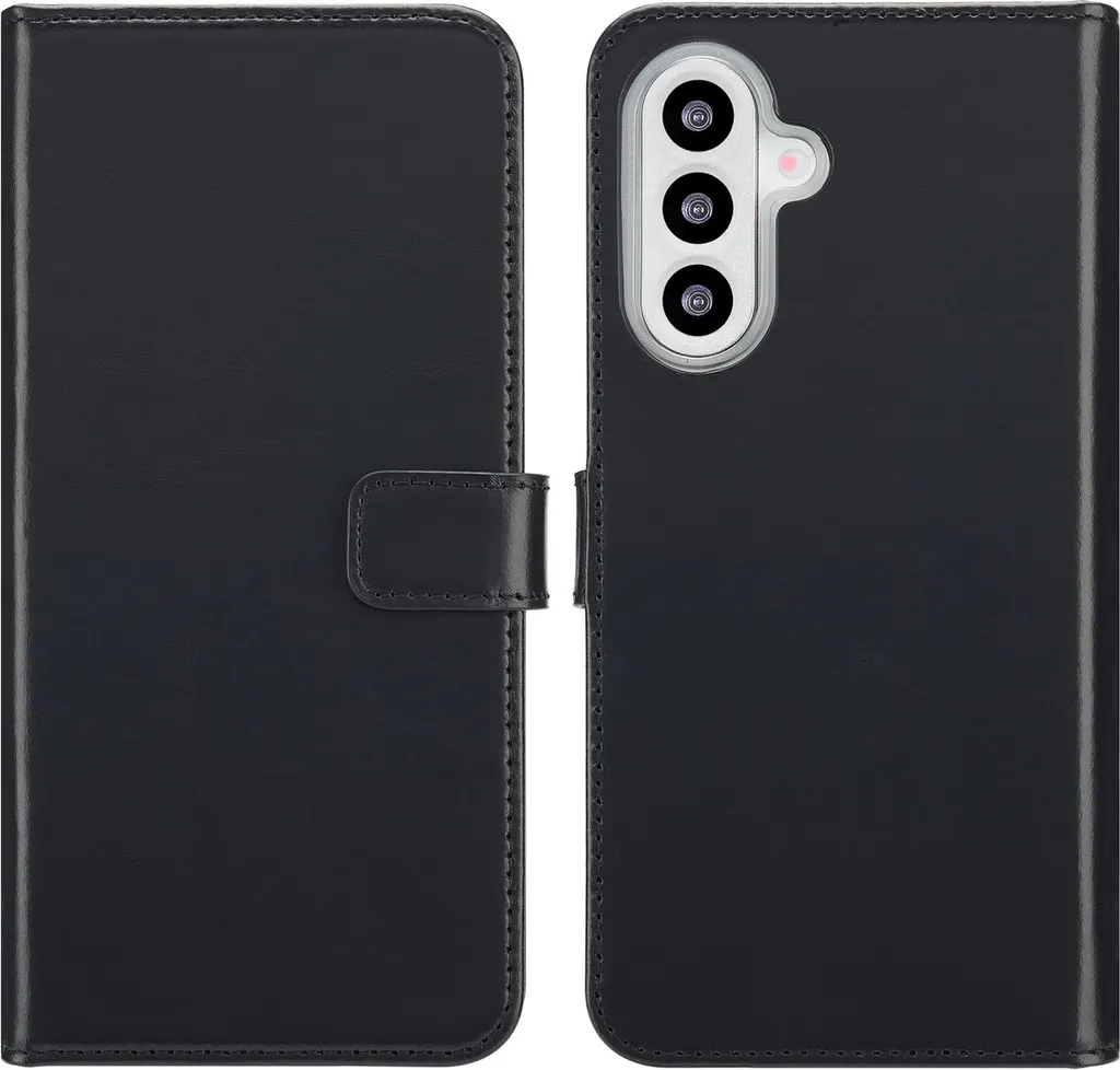 Custodia Selencia in Vera Pelle per Samsung Galaxy A26 Nero - Shop