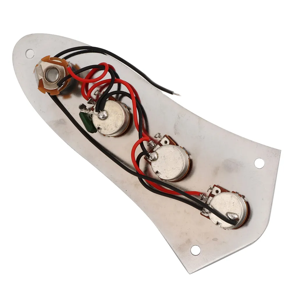 Piastra di controllo per chitarra, interruttore per piastra di controllo per chitarra, piastra di controllo per chitarra cablata, piastra di controllo per chitarra elettrica, accessori per chitarra elettrica - 7