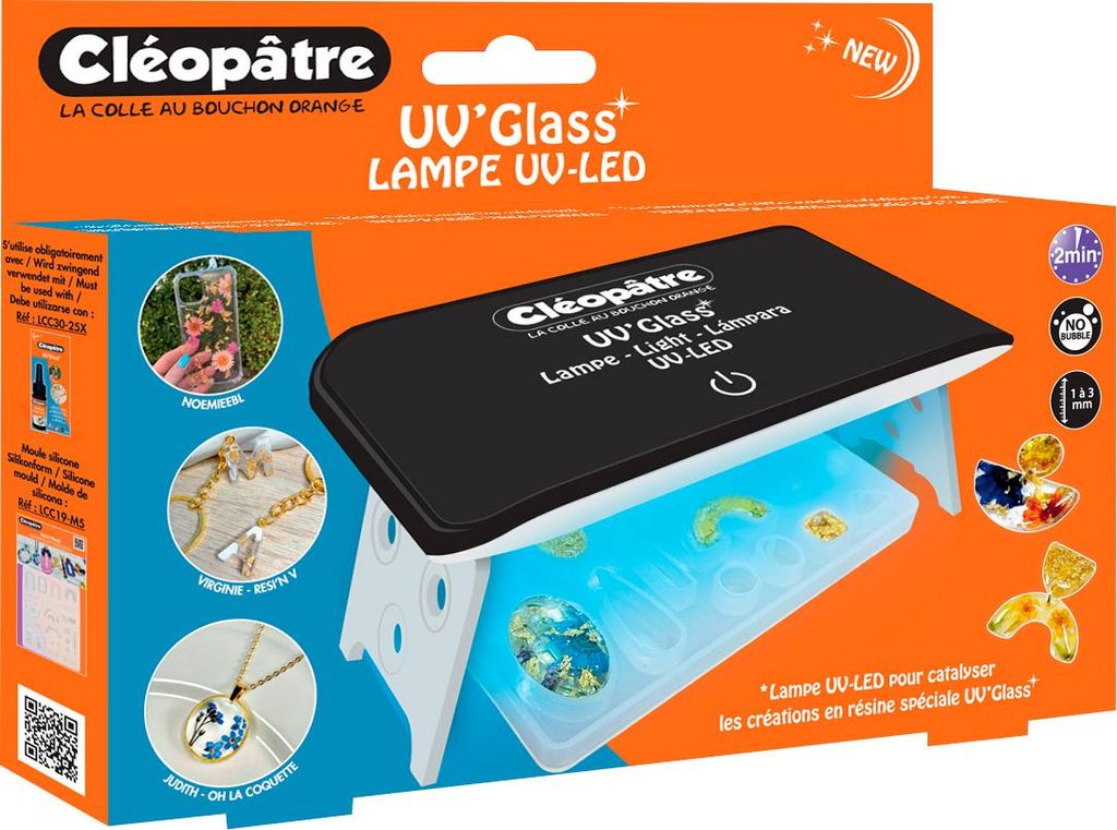 UV LED Lampe für Harzprojekte, USB-betrieben, 8,5x16x6,8 Produktbild 