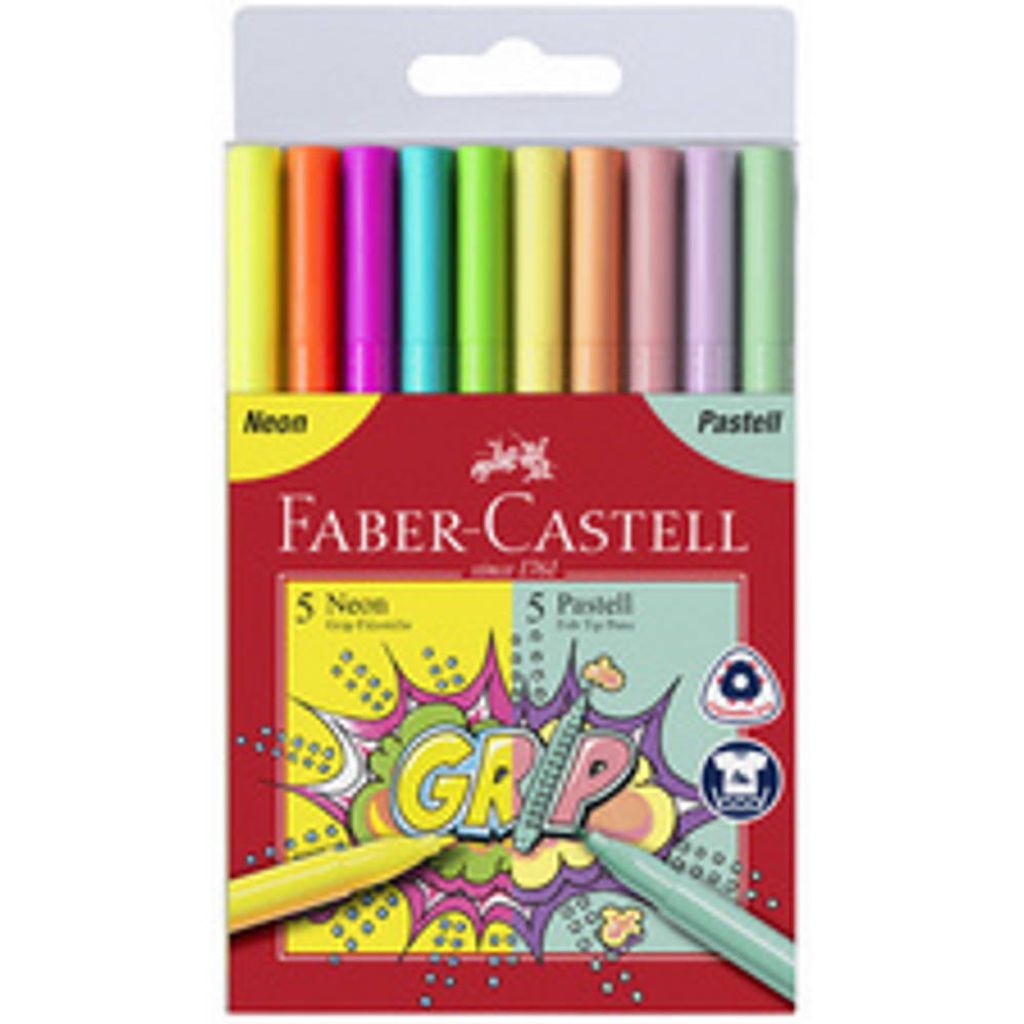 Faber-Castell 155312, Pokuta, 10 barva/barev, Vícebarevný, Obrázek produktu 