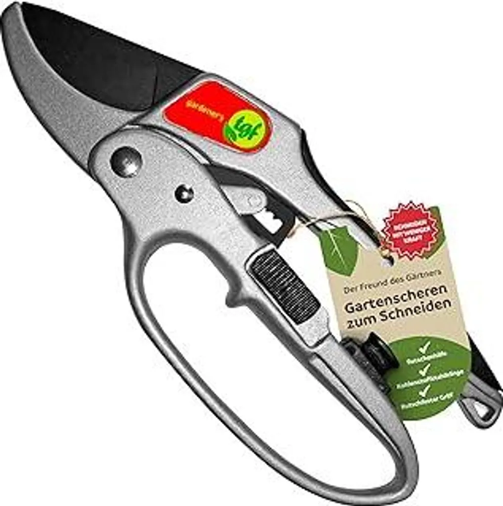 Forbici da Potatura Professionali a Cricchetto - The Gardener's Friend