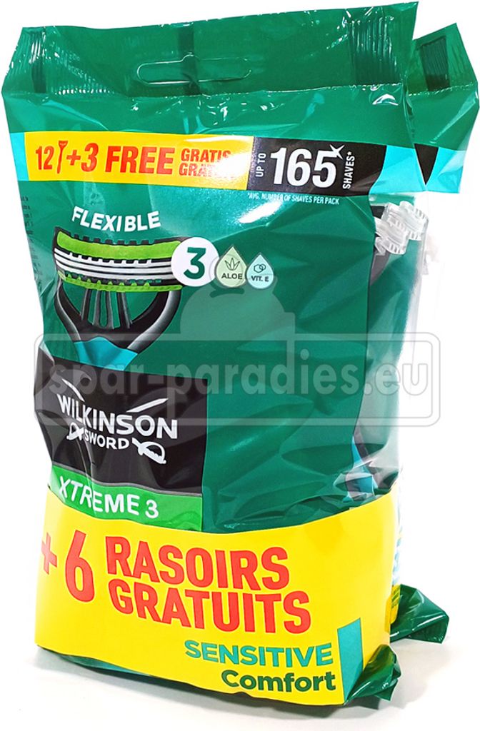 Wilkinson Xtreme 3 Sensitive Comfort Einwegrasierer, 30er Produktbild 