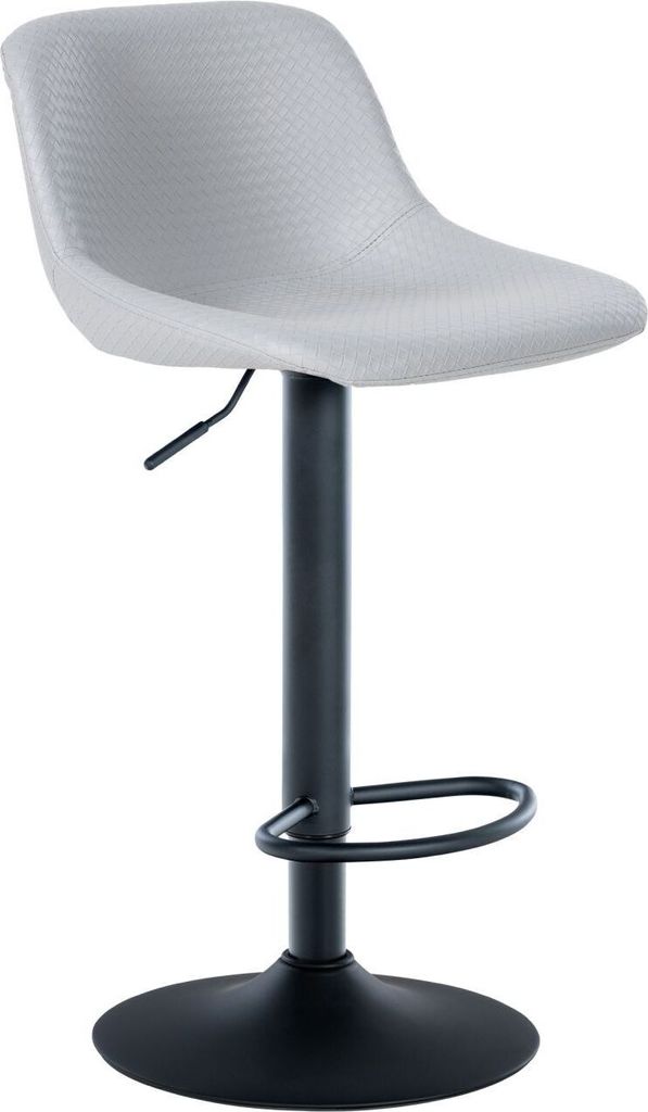 Barhocker Loft Kunstleder grau
