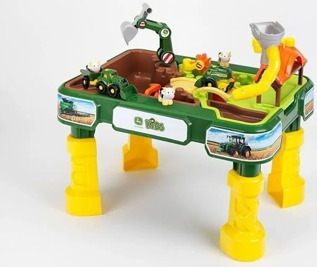 Table de jeu John Deere Farm 2-en-1 avec accessoires de ferme - 12
