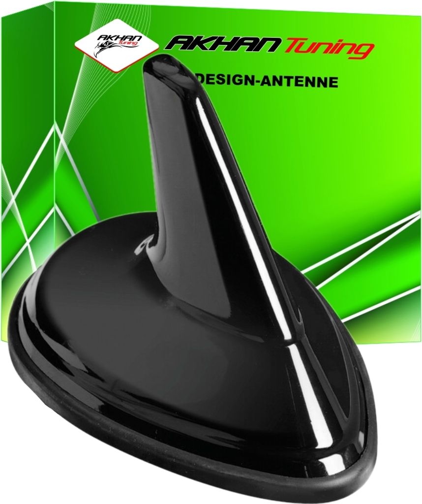 ANTB295 - Dachantenne Haifisch Hai Antenne Shark Haiflosse in Schwarz