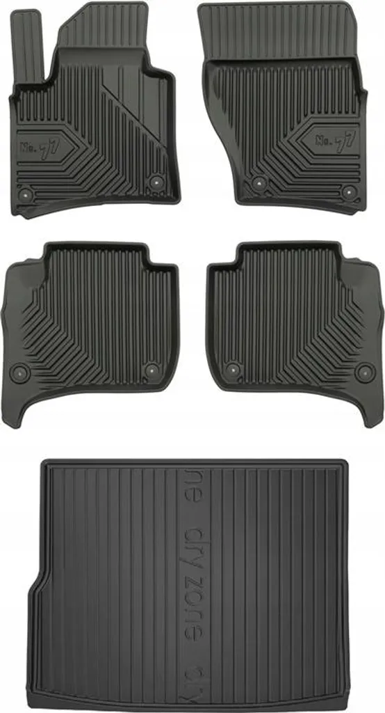 Set Tappetini TPE per VW Touareg II 7P 2010-2018 | Design No. 77