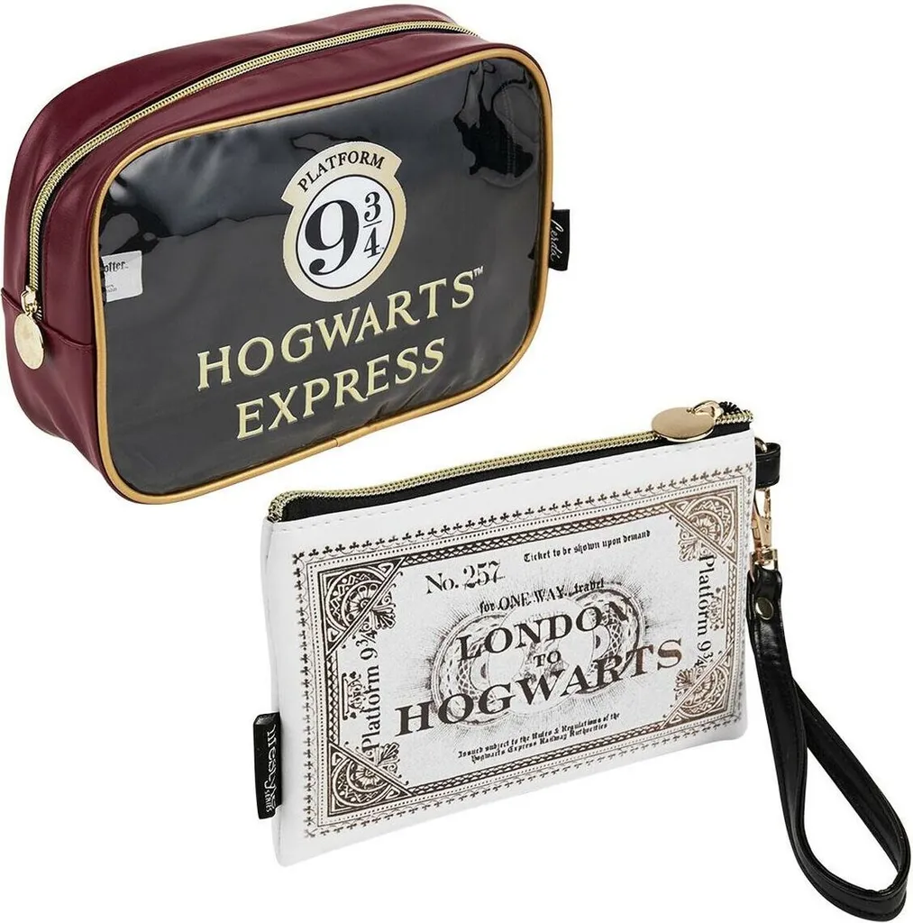 Trousse de toilette Harry Potter : set de voyage 2 pièces Poudlard