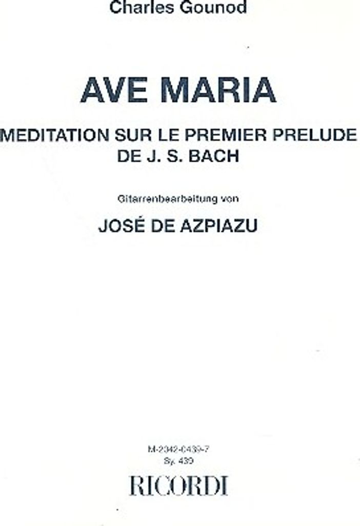 Ave Maria für Gitarre