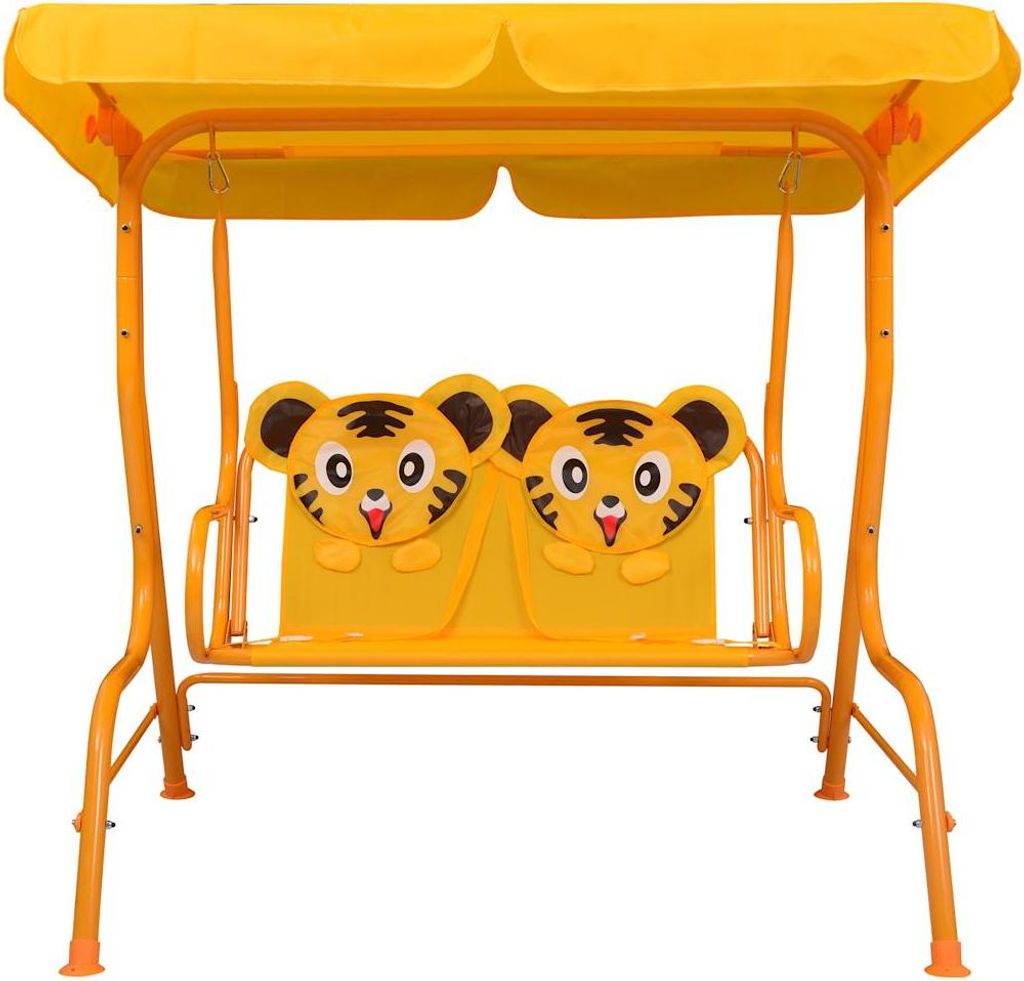 vidaXL Detská hojdačka Hollywood Swing Yellow 115 x 75 x Obrázok produktu 
