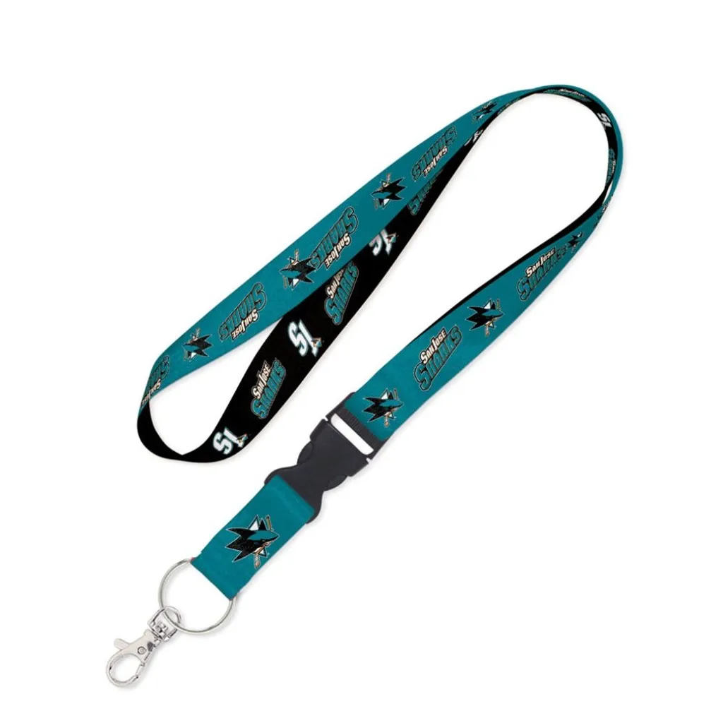 Lanyard San Jose Sharks WinCraft NHL - Accessorio Badge e Chiavi