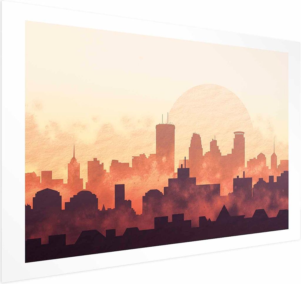 Posterpapier Poster - City Heat 30x21 cm Städte d-C-0096-ao-a