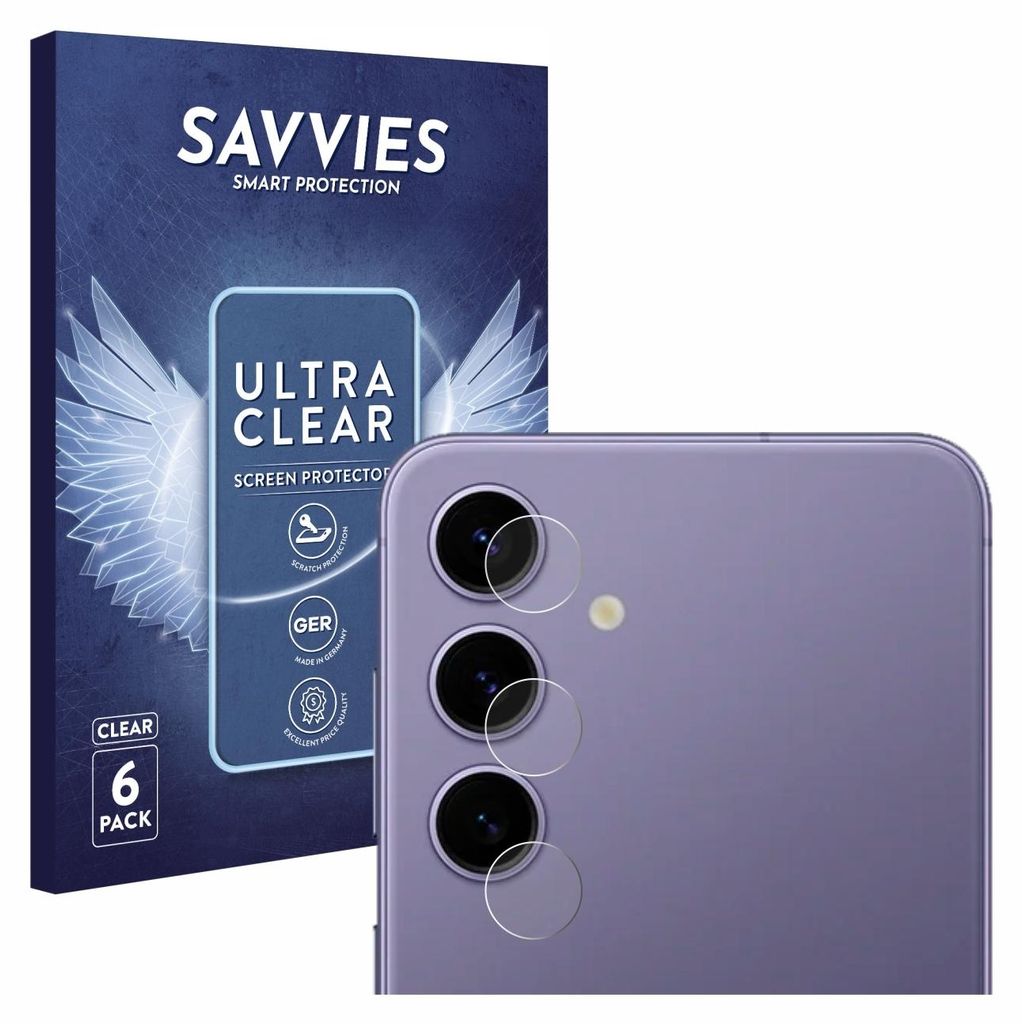 6x Für Samsung Galaxy S24 (NUR Kameraschutz) Schutzfolie Produktbild 