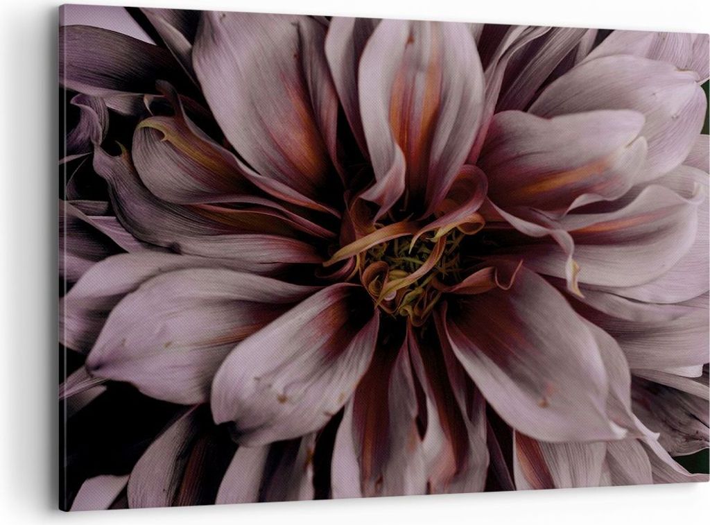 Bild auf Leinwand - Leinwandbild - Einteilig - Blumenstrauß Künstlerisch Blume - 100x70cm - Wand Bild - Wanddeko - Wandbilder - Leinwanddruck - B...