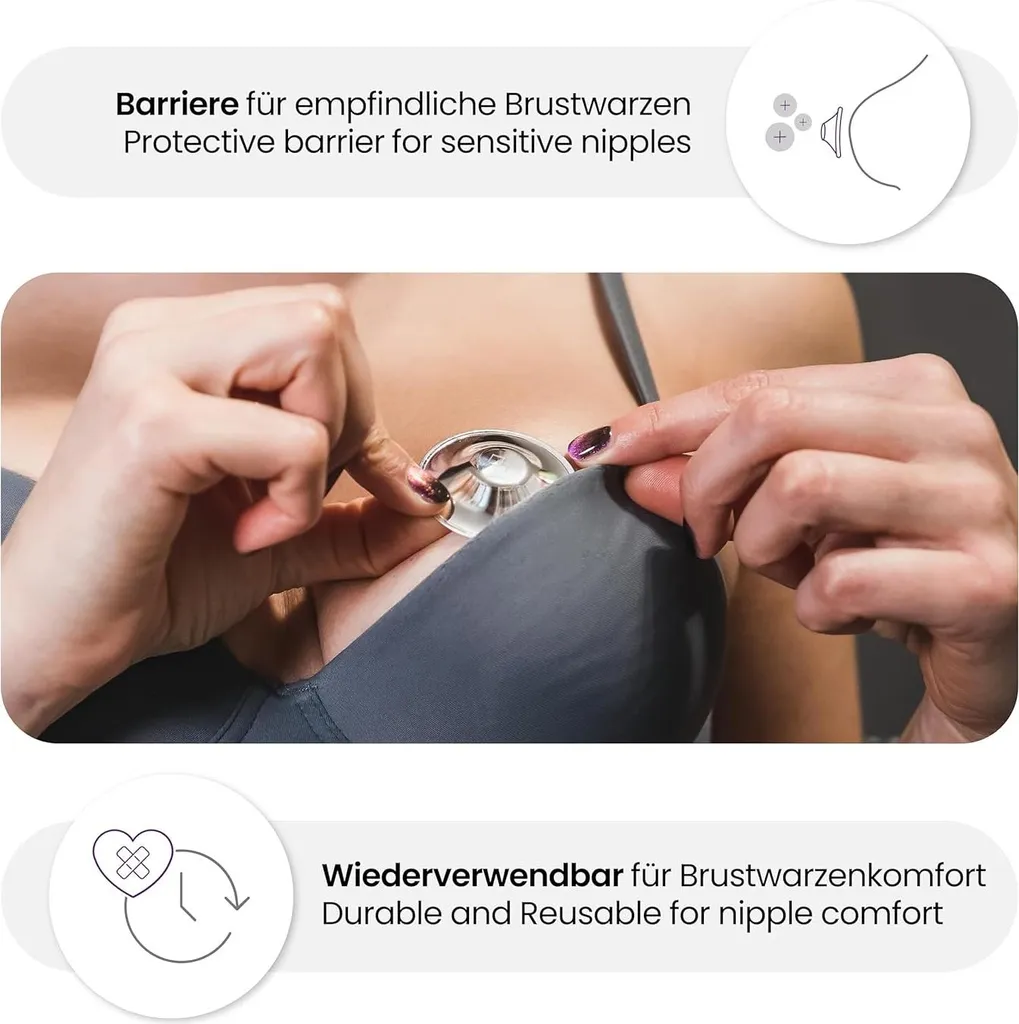 SilverCups COVERbasics : Capsules d'Allaitement en Argent Taille Unique - 4